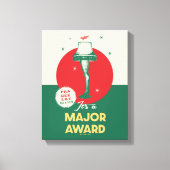 Een kerstverhaal | Leg Lamp Major Award Canvas Afdruk (Voorkant)