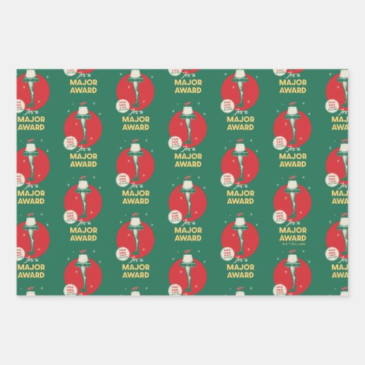 Een kerstverhaal | Leg Lamp Major Award Inpakpapier Vel (Voorkant 3)