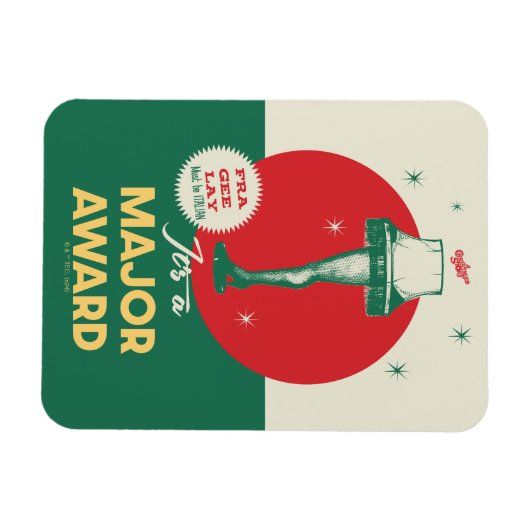 Een kerstverhaal | Leg Lamp Major Award Magneet (Horizontaal)