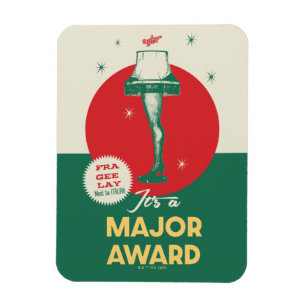Een kerstverhaal   Leg Lamp Major Award Magneet
