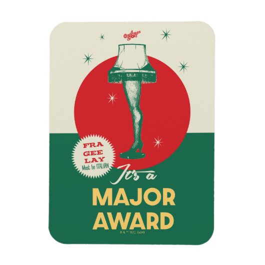 Een kerstverhaal | Leg Lamp Major Award Magneet (Verticaal)