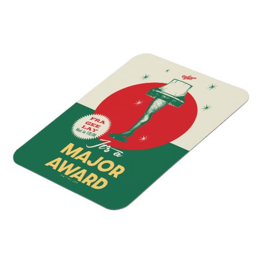 Een kerstverhaal | Leg Lamp Major Award Magneet (Linkerzijde)