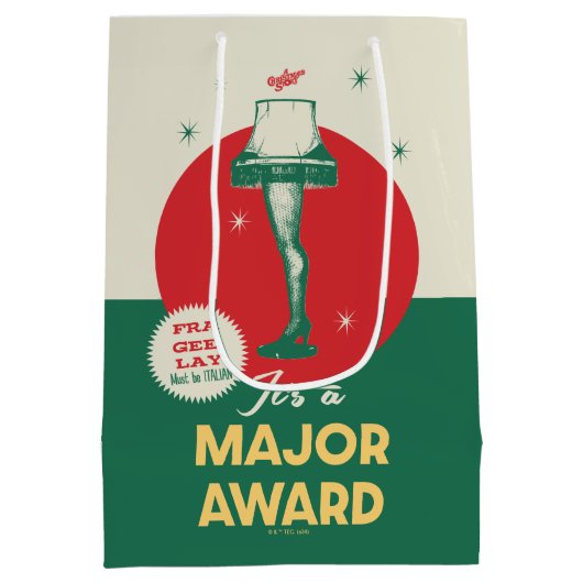 Een kerstverhaal | Leg Lamp Major Award Medium Cadeauzakje (Achterkant)