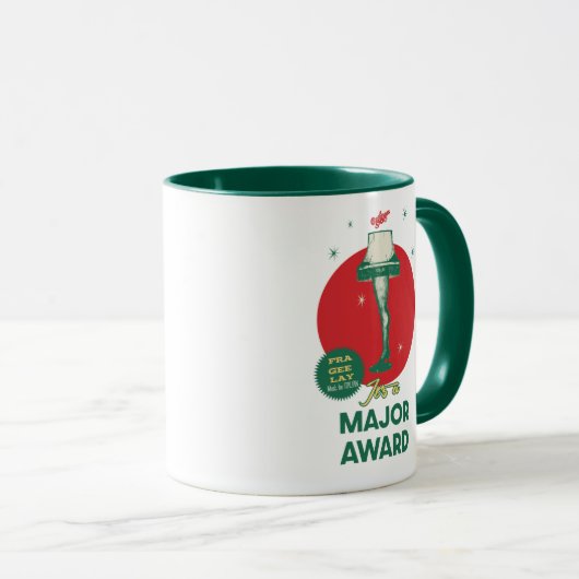 Een kerstverhaal | Leg Lamp Major Award Mok (Voorkant rechts)