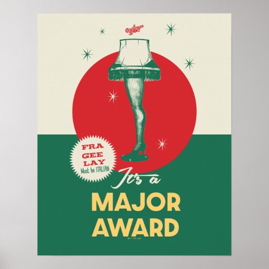 Een kerstverhaal | Leg Lamp Major Award Poster (Voorkant)