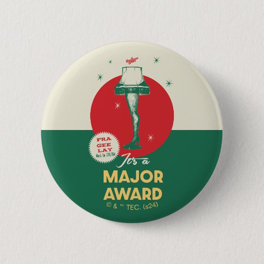 Een kerstverhaal | Leg Lamp Major Award Ronde Button 5,7 Cm (Voorkant)
