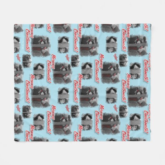 Een kerstverhaal | Merry Chwithmuth Pattern Fleece Deken (Voorkant (Horizontaal))