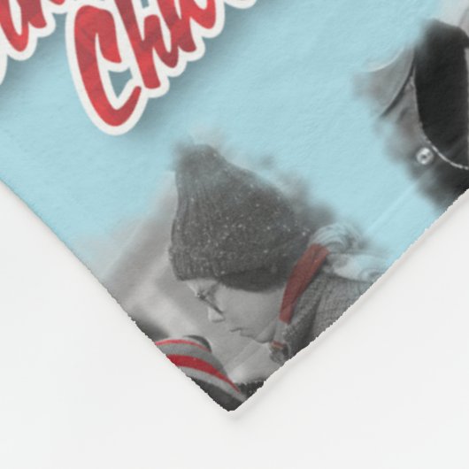 Een kerstverhaal | Merry Chwithmuth Pattern Fleece Deken (Hoek)