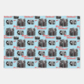 Een kerstverhaal | Merry Chwithmuth Pattern Inpakpapier Vel (Voorkant 2)