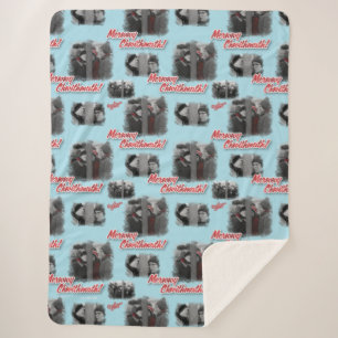 Een kerstverhaal   Merry Chwithmuth Pattern Sherpa Deken