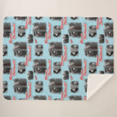 Een kerstverhaal | Merry Chwithmuth Pattern Sherpa Deken (Voorkant (horizontaal))