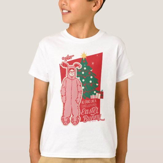 Een Kerstverhaal | Ontspoorde Paashaas T-shirt (Voorkant)