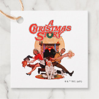 Een kerstverhaal-Poster Bedankjes Labels