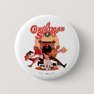 Een kerstverhaal-Poster Ronde Button 5,7 Cm