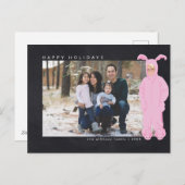 Een kerstverhaal | Ralphie Bunny Suit - Foto Feestdagenkaart (Voorkant / Achterkant)