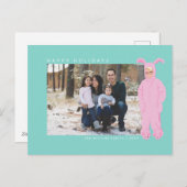 Een kerstverhaal | Ralphie Bunny Suit - Foto Feestdagenkaart (Voorkant / Achterkant)