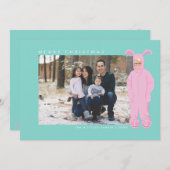 Een kerstverhaal | Ralphie Bunny Suit - Foto Feestdagenkaart (Voorkant / Achterkant)