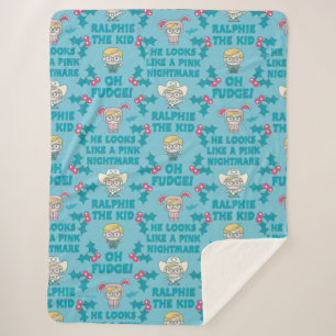 Een kerstverhaal   Ralphie het Kind Sherpa Deken