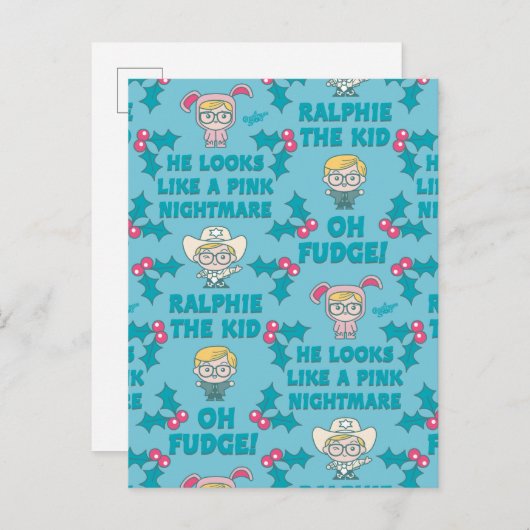 Een kerstverhaal | Ralphie het Patroon van het Kin Briefkaart (Voorkant / Achterkant)