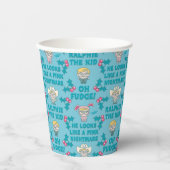 Een kerstverhaal | Ralphie het Patroon van het Kin Papieren Bekers (Voorkant)