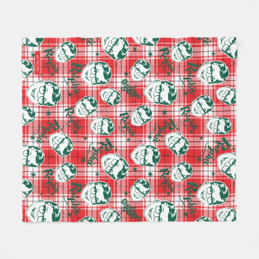 Een kerstverhaal | Ralphie Pset Pattern Fleece Deken (Voorkant (Horizontaal))