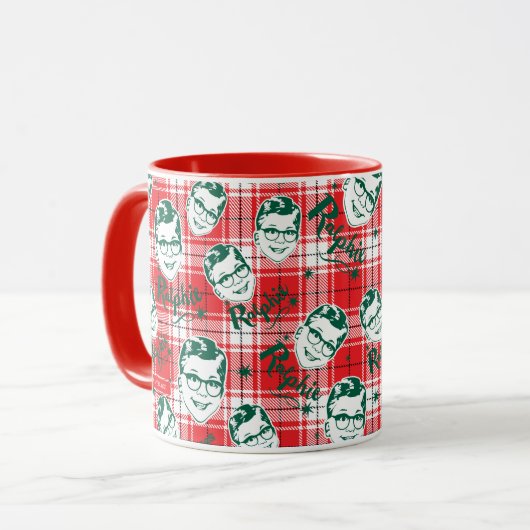 Een kerstverhaal | Ralphie Pset Pattern Mok (Voorkant links)