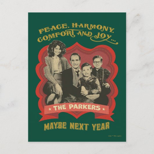 Een Kerstverhaal | Vrede, Harmonie, Gemak & Vreugd Feestdagenkaart (Voorkant)