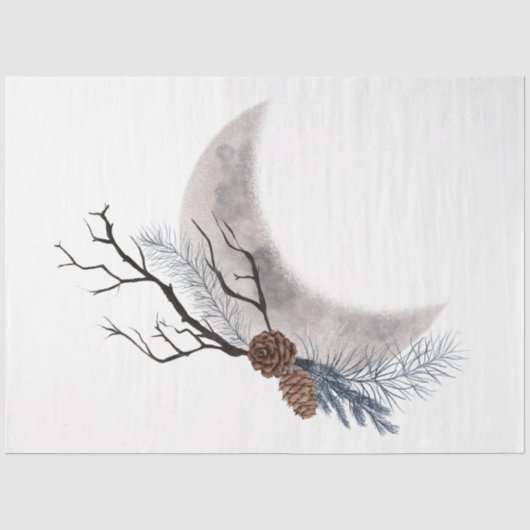 Een Kerstvogel Serie Ontwerp 3 Tissuepapier (Voorkant)