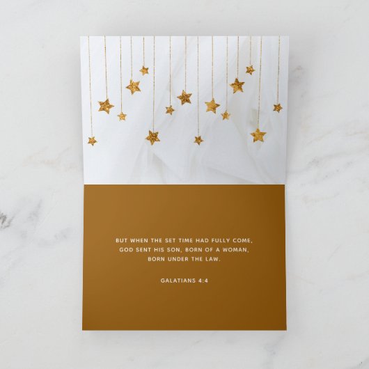 Een kerstvol vreugde en de aanwezigheid van Christ Feestdagen Kaart (Binnen)