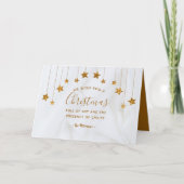 Een kerstvol vreugde en de aanwezigheid van Christ Feestdagen Kaart (Voorkant)