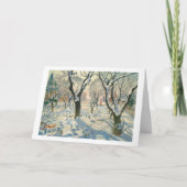 Een kerstvos! feestdagen kaart (Voorkant)