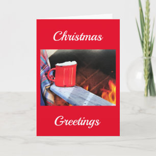 ***EEN KERSTWENS MET WARME CHOCOLA*** KAART