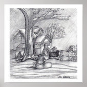 "Een kerstwinterdag" Poster (Voorkant)