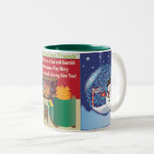 Een kerstwish Flyin Lion en Friends Mok (Voorkant rechts)