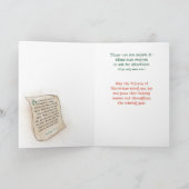 Een kerstwonder feestdagen kaart (Binnen)