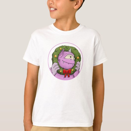 Een Kerstwonder voor Kinderen T-shirt met Monster (Voorkant)