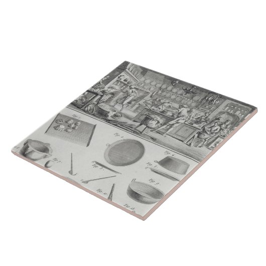 Een keuken en uitrusting voor bakkerijen, van de E Tegeltje (Zijkant)