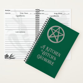 Een keuken heks Grimoire Blank Recept Boek