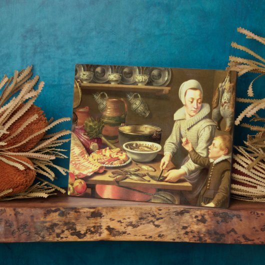 Een keukenhuis fotoplaat (Zijkant)