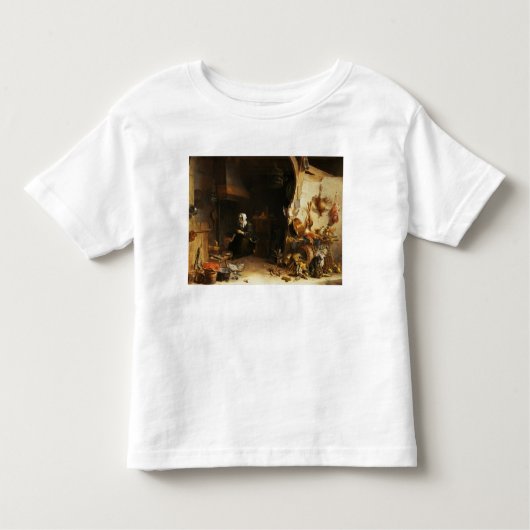 Een keukeninterieur met een Servant Girl Kinder Shirts (Voorkant)