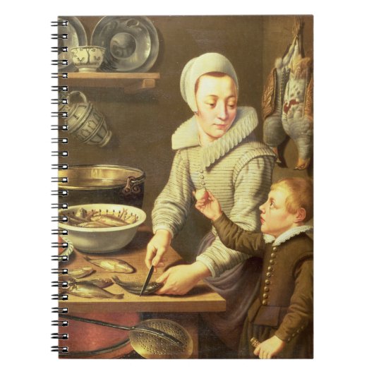 Een keukeninterieur notitieboek (Voorkant)
