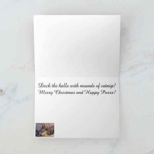 Een Keukenkerst Kaart (Binnen)