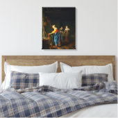 Een keukenscène canvas afdruk (Insitu (Slaapkamer))