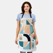 Een keukenschort  schort (Gedragen)