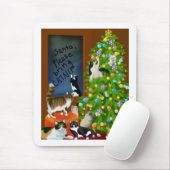 Een Keuty Cat Kerstmis Mousepad Muismat (Met muis)
