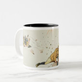 Een keuze uit Evils van de Leaguer van Tweekleurige Koffiemok (Voorkant links)