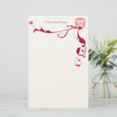 Een kiem met hart, een nota van Naam Briefpapier (Staand voorkant)