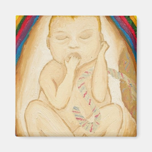 Een kijkje in de baarmoeder magneet (Voorkant)