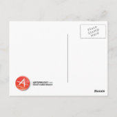 Een kijkje in de fabriek briefkaart (Achterkant)