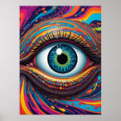 Een kijkje in het Poster van de cyberspace (Voorkant)